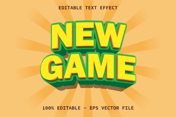 Elevate Your Brand with New Game Modern Style Text Effect