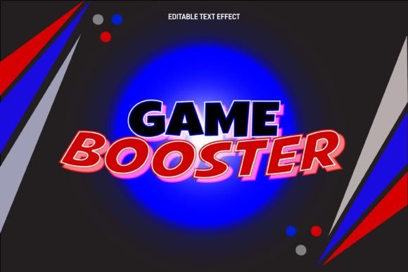 Game Booster Editable Text Effect: High-Impact Design