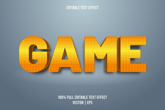 Game Editable Text Effect: Instant Typography Impact