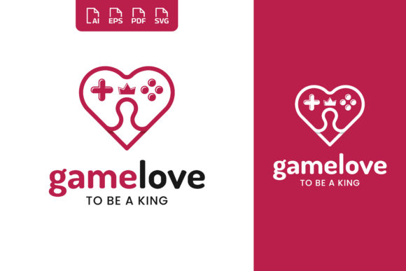 Game Love Heart with Game Stick Logo: More Than Just a Design