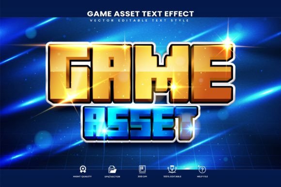 Instant Game-Ready Titles with Editable Vector Text