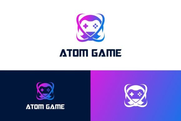 Joystick Game Atom Sphere Logo: A Modern Mark for Tech & Gaming