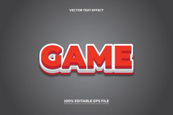Level Up Your Designs with Editable Game 3D Style Text Effect