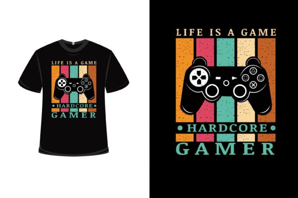 Life is a Game Hardcore Gamer: A Typeface for Bold Visual Statements