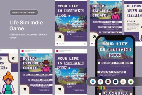 Life Sim Game Feature Reveal Carousel: A Visual Deep Dive