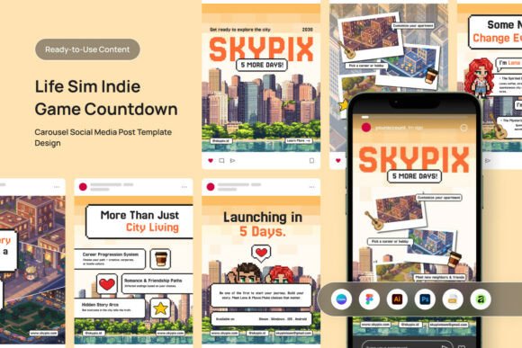 Skypix Indie Game Launch Carousel: Your Pre-Launch Social Strategy