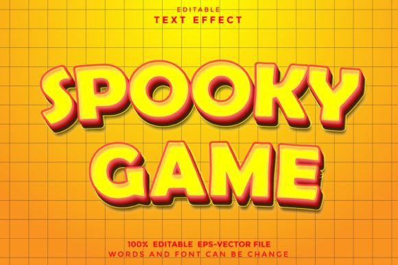 Spooky Game Editable Text Effect: Your Next Design Secret