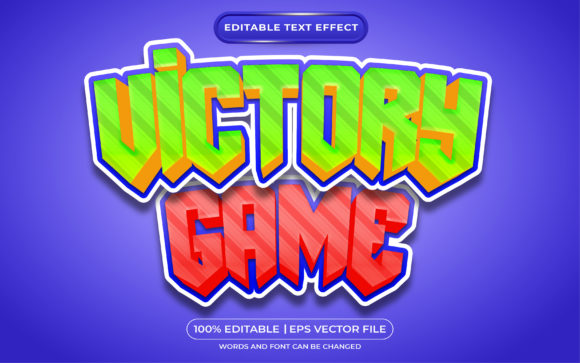 Victory Game Editable Text Effect: Your Next Design Asset