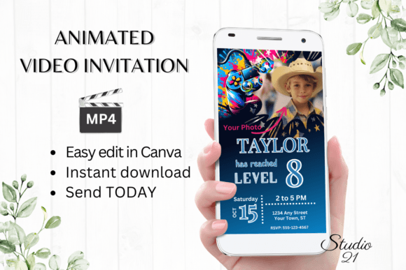 Video Game Birthday Invitation: Level Up Your Celebration