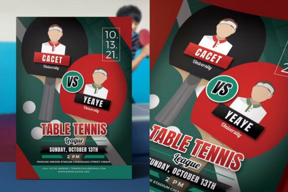 Winning the Marketing Match with the Table Tennis Game Flyer